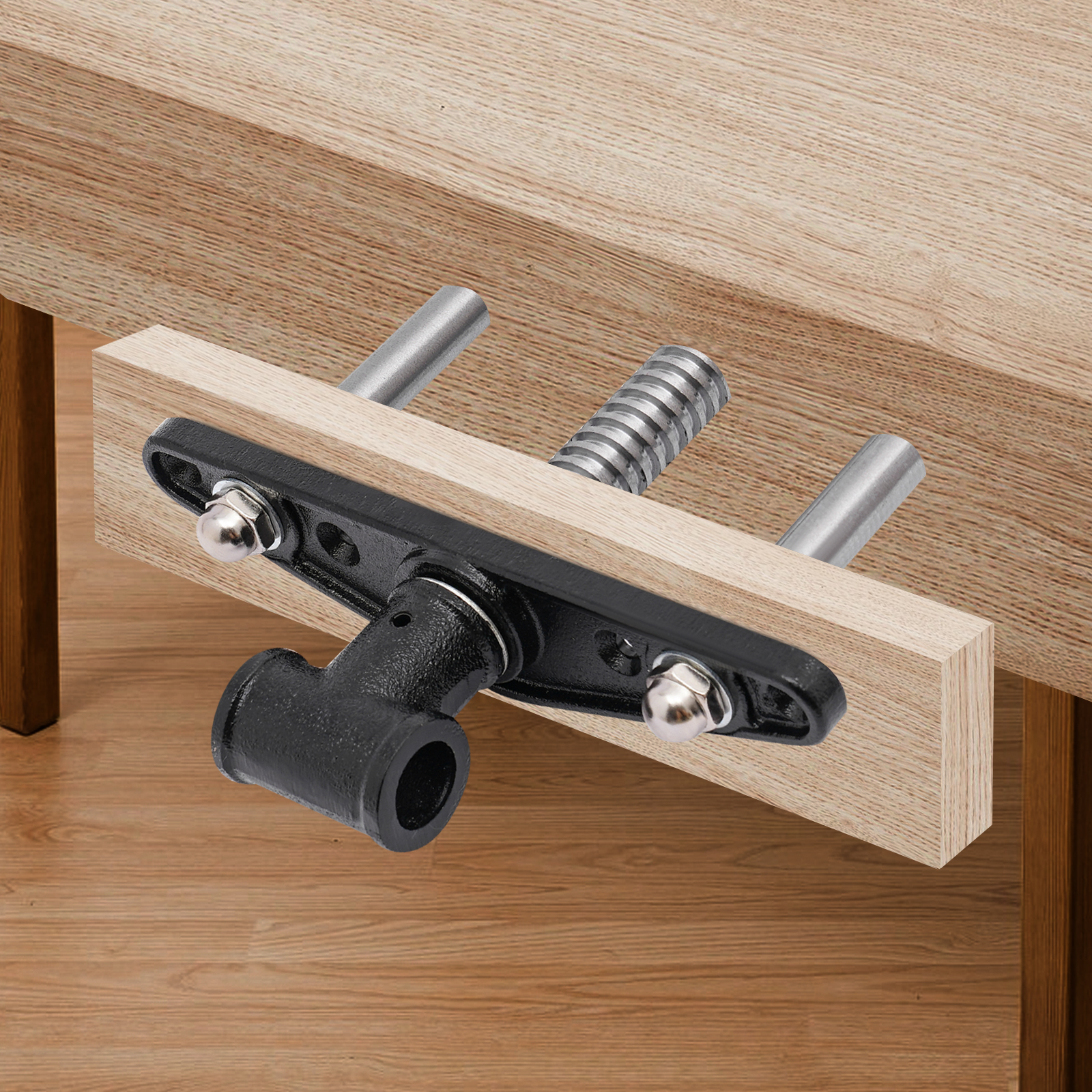 Holzschraubstock, Tischschraubstock, Hilfe für Tischler, stabil und langlebig, verstellbare Öffnung
