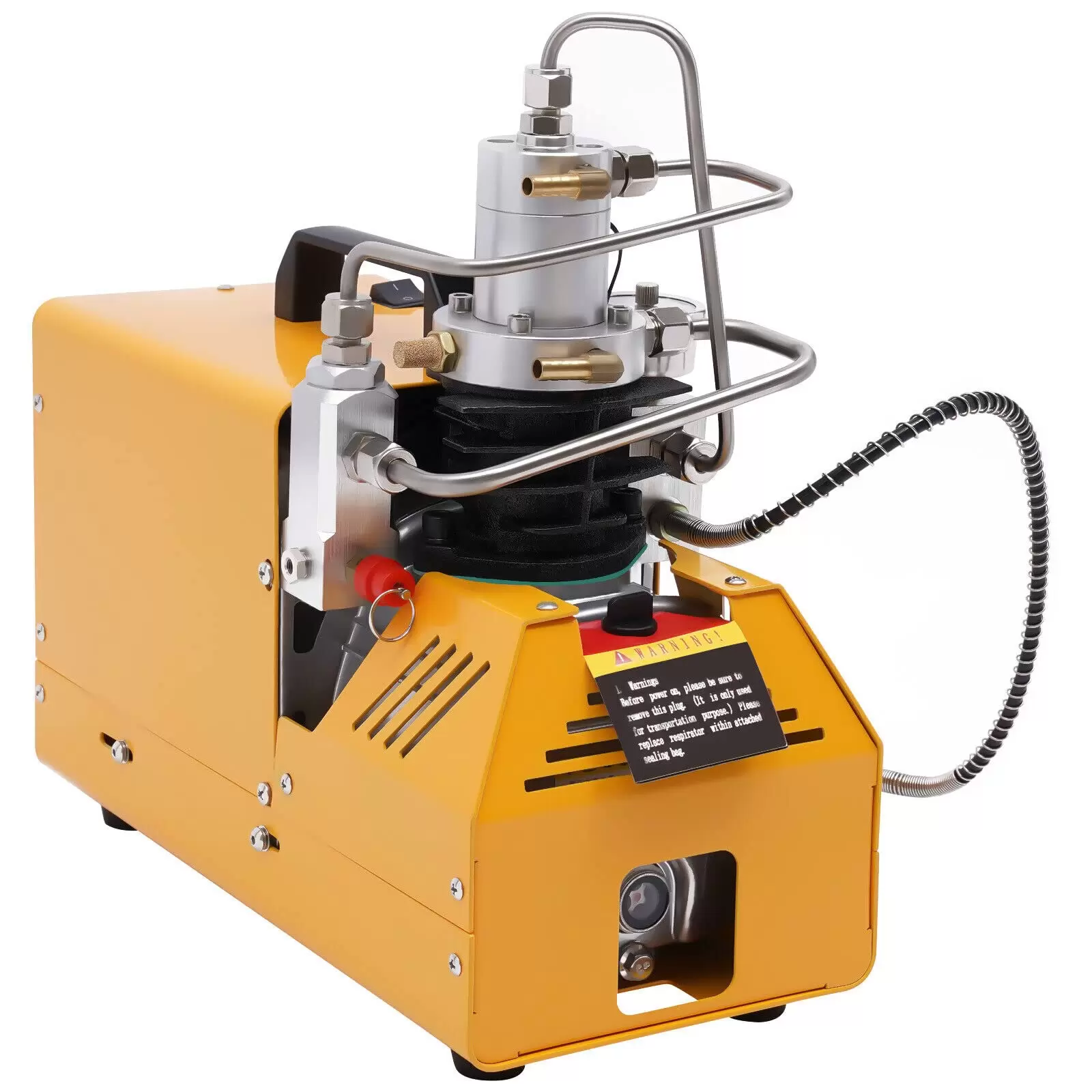 1800W Elektrischer Hochdruckkompressor 30MPA 4500PSI PCP Inflator Kompressor 50L/min Hochdruck Luftkompressor