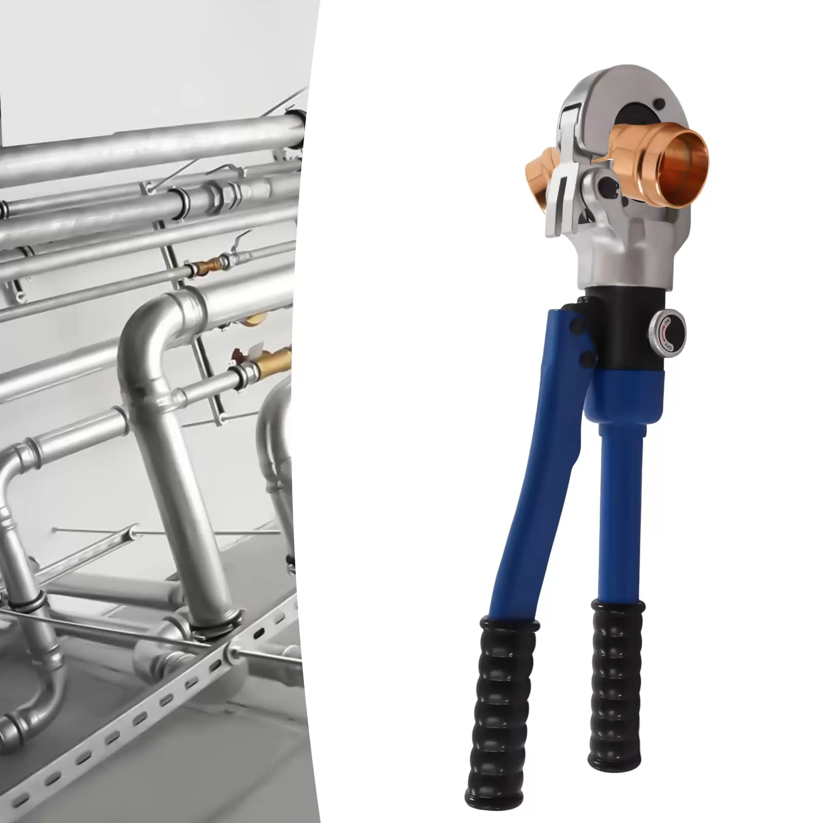 Professionelle Crimpzangen Set Presswerkzeug, für Kupferrohrbackeneinsätze Professionelle Crimpzangen Set Presswerkzeug, für Kupferrohrbackeneinsätze