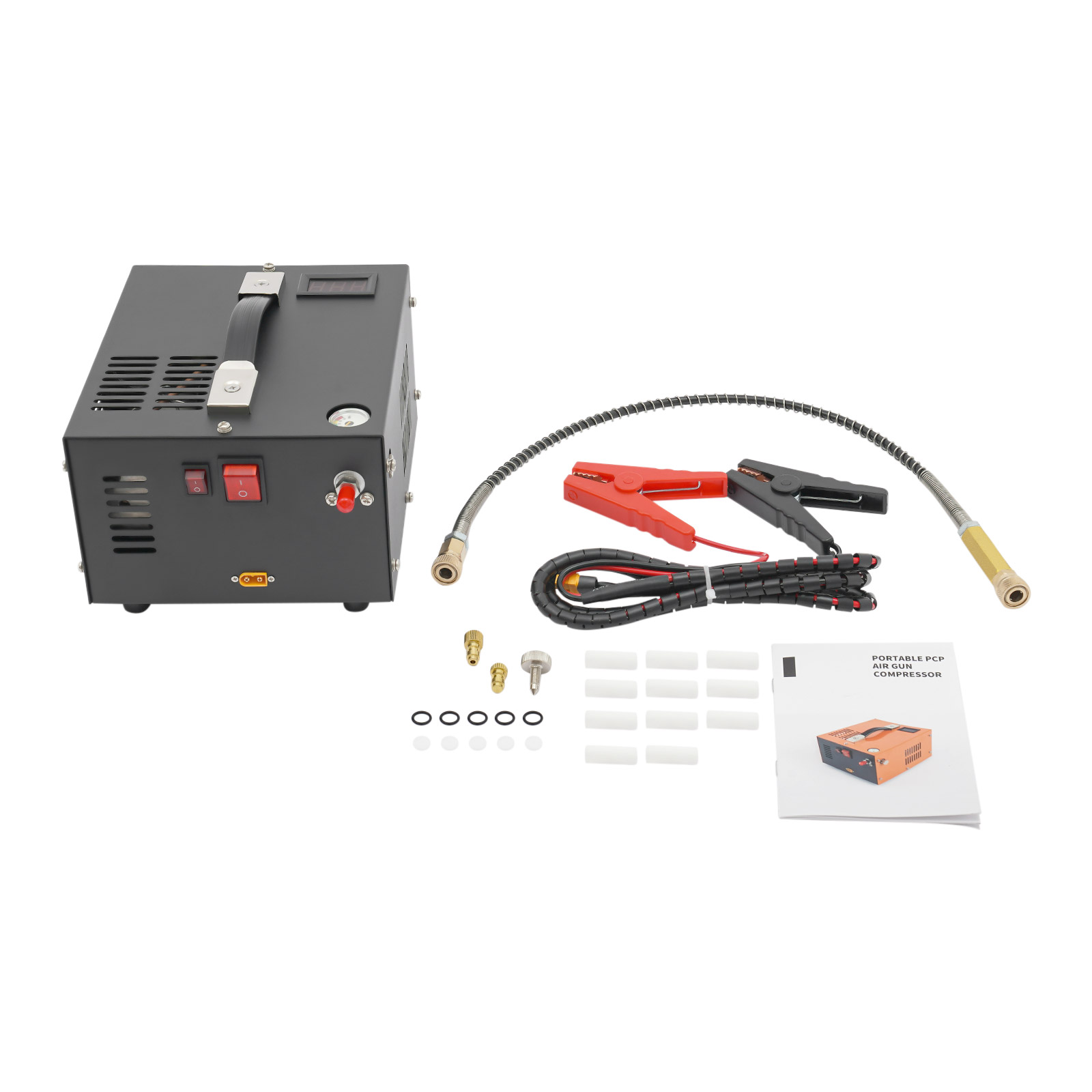 12V 30mpa High Pressure Air Compressor Pump, Electric Air Pump, Air Compressor for Automobiles, Garages