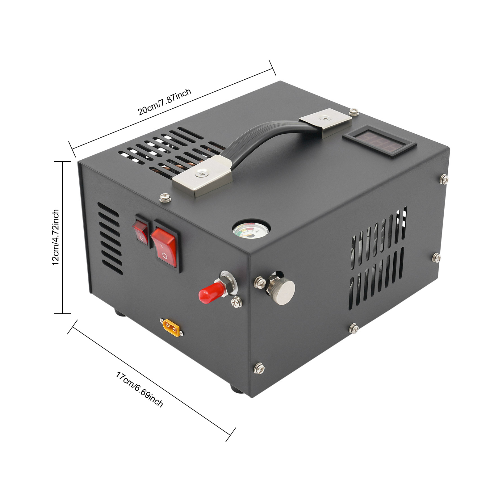 12V 30mpa High Pressure Air Compressor Pump, Electric Air Pump, Air Compressor for Automobiles, Garages