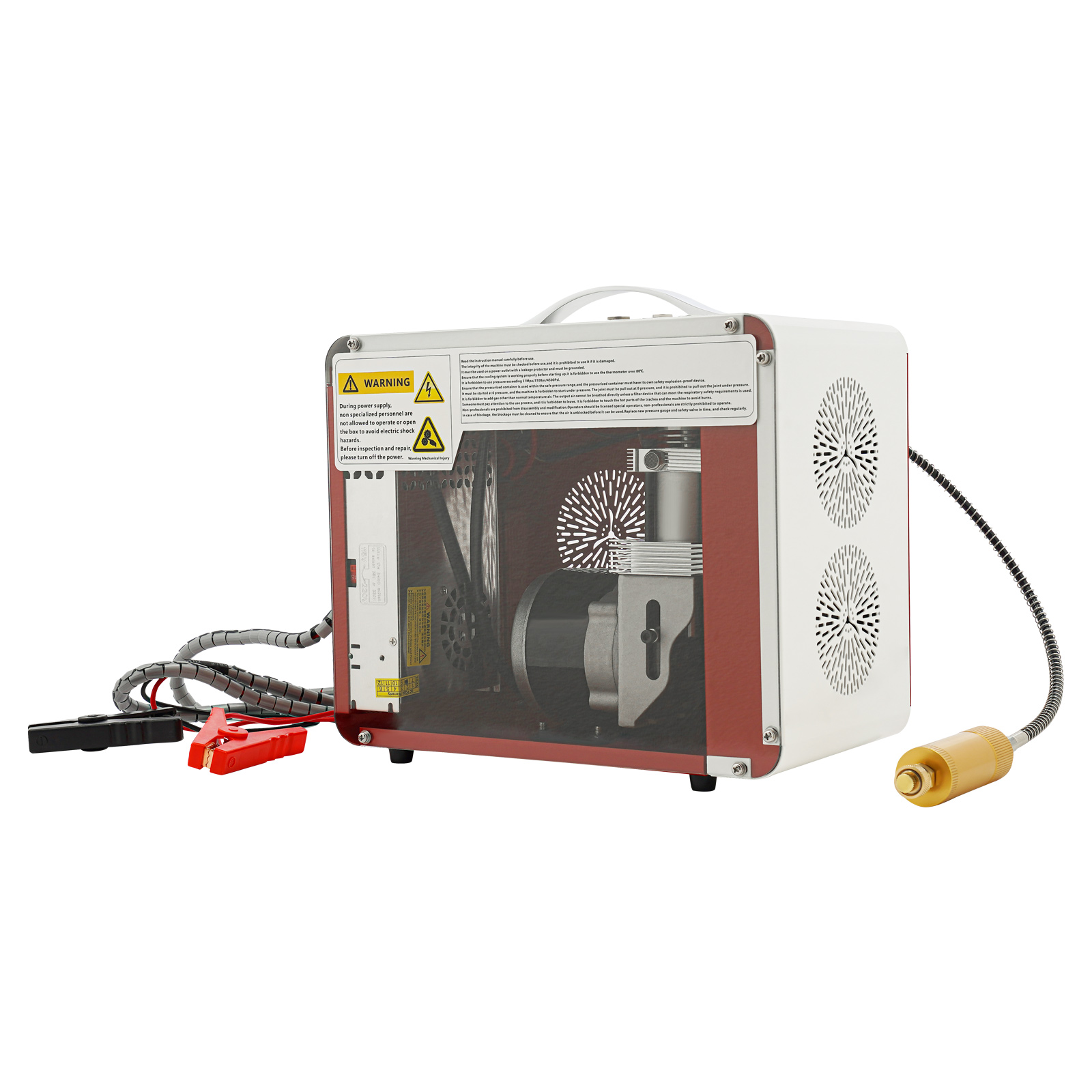 32x20x30cm 12v car digital air pump 350W, durable and stable operation