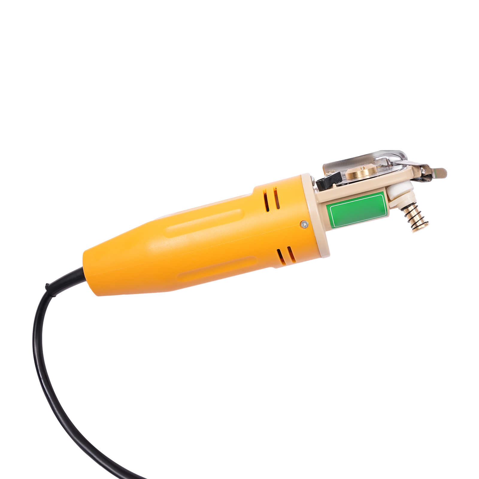 Elektrischer Rollschneider, elektrische Schere, 220 V, 170 W, 1400 U/min, zum Schneiden von Leinwand, Teppich, Schablone, Stoff usw. Elektrischer Rollschneider, elektrische Schere, 220 V, 170 W, 1400 U/min, zum Schneiden von Leinwand, Teppich, Schablone, Stoff usw.