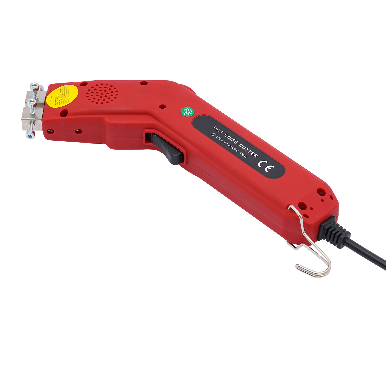 100-W-Stoffseilschneider, professioneller elektrischer Heißsiegelschneider mit einstellbarer Leistung, 220-240 V/100 W
