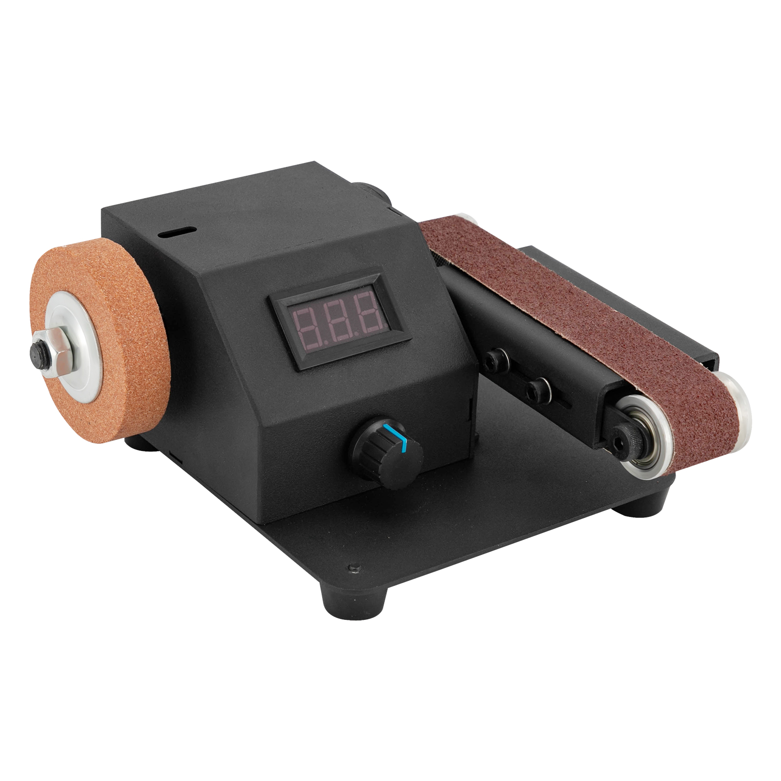 CNCEST Elektrischer Mini-Bandschleifer Elektrischer Bandschleifer Schärfbandschleifer