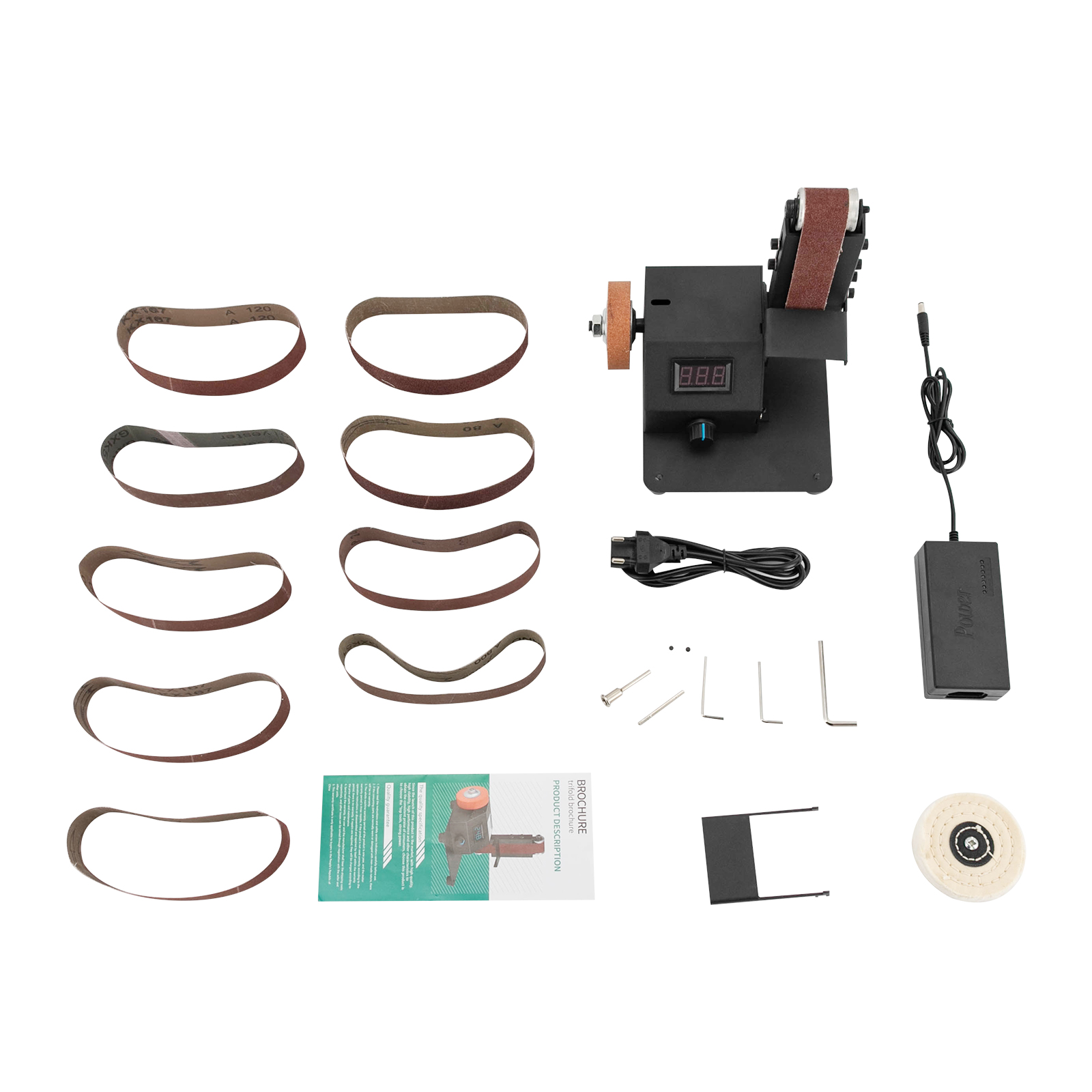 CNCEST Elektrischer Mini-Bandschleifer Elektrischer Bandschleifer Schärfbandschleifer CNCEST Elektrischer Mini-Bandschleifer Elektrischer Bandschleifer Schärfbandschleifer