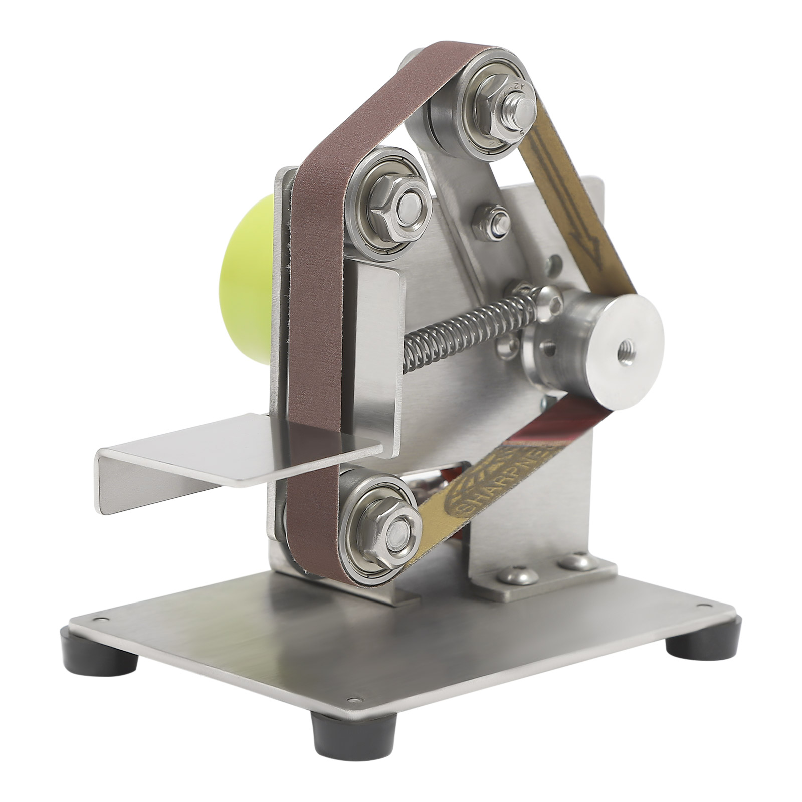 Mini-Bandschleifer mit 10 Schleifbändern, 150 W Max.10000 RPM DIY-Poliermaschinen-Schleifer - 7-fach einstellbare Stromzufuhr +3-teiliger Schraubenschlüssel Mini-Bandschleifer mit 10 Schleifbändern, 150 W Max.10000 RPM DIY-Poliermaschinen-Schleifer - 7-fach einstellbare Stromzufuhr +3-teiliger Schraubenschlüssel