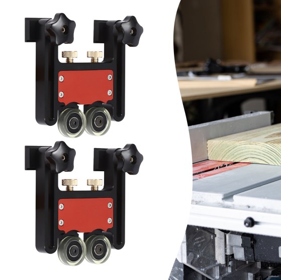 2 stück Tisch Kreissäge Adapter Hilfs Material Führungsrolle für Holzbearbeitung Tisch Sägen