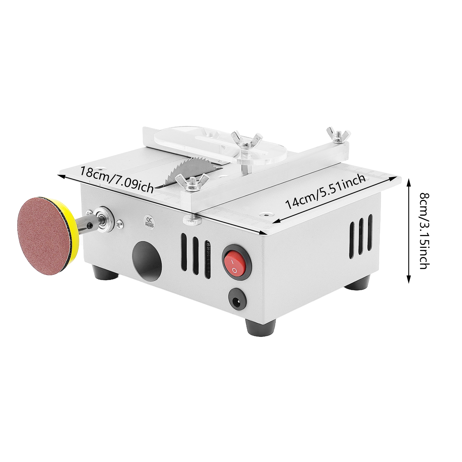 96-W-Tischkreissäge, multifunktionale Tischkreissäge, Mini-Tischkreissäge