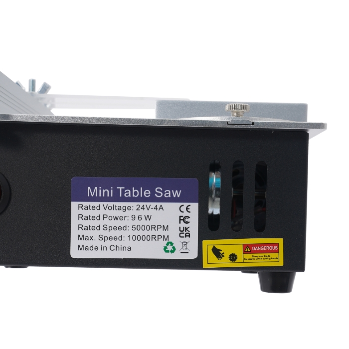 2 Inch Tabletop Mini Multi-Purpose Table Saw, Portable Precision Table Saw - Black
