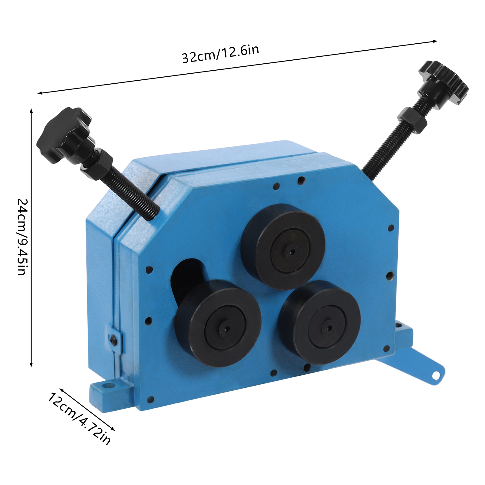 Small Manual Roll Bending Machine, Metal Roller Bending Machine, Metalworking Machine for Bending
