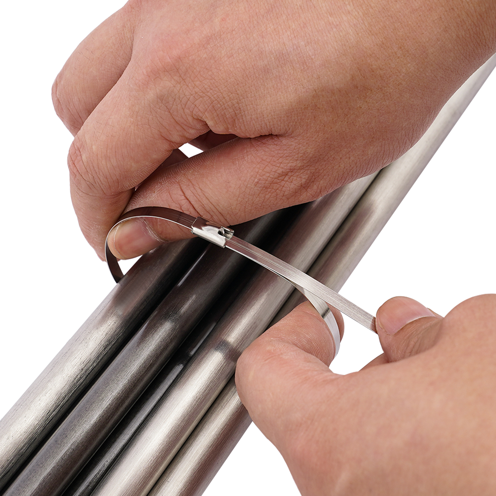 200 Stück Kabelbinder aus Edelstahl, Gun Metal, Kabelbinder-Werkzeug 200 Stück Kabelbinder aus Edelstahl, Gun Metal, Kabelbinder-Werkzeug