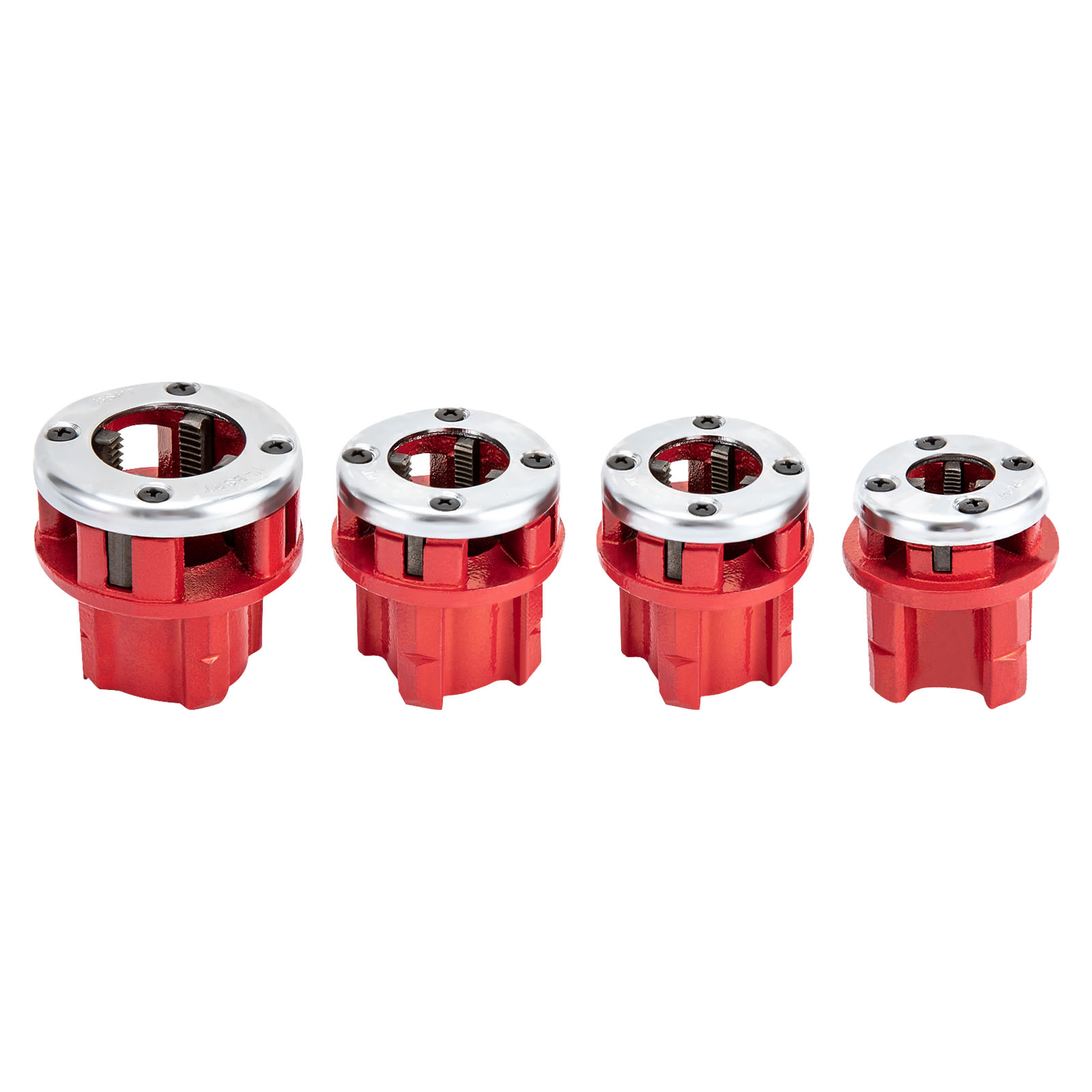5 Schneideisen (3/8", 1/2", 3/4", 1", 1-1/4") Rohrgewindeschneidwerkzeug-Set, Rohrgewindeschneidwerkzeug-Set, Schneidwerkzeug-Set für Klempner 5 Schneideisen (3/8", 1/2", 3/4", 1", 1-1/4") Rohrgewindeschneidwerkzeug-Set, Rohrgewindeschneidwerkzeug-Set, Schneidwerkzeug-Set für Klempner
