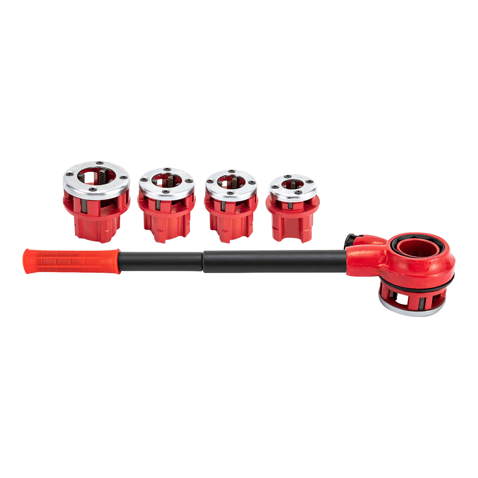 5 Schneideisen (3/8", 1/2", 3/4", 1", 1-1/4") Rohrgewindeschneidwerkzeug-Set, Rohrgewindeschneidwerkzeug-Set, Schneidwerkzeug-Set für Klempner 5 Schneideisen (3/8", 1/2", 3/4", 1", 1-1/4") Rohrgewindeschneidwerkzeug-Set, Rohrgewindeschneidwerkzeug-Set, Schneidwerkzeug-Set für Klempner