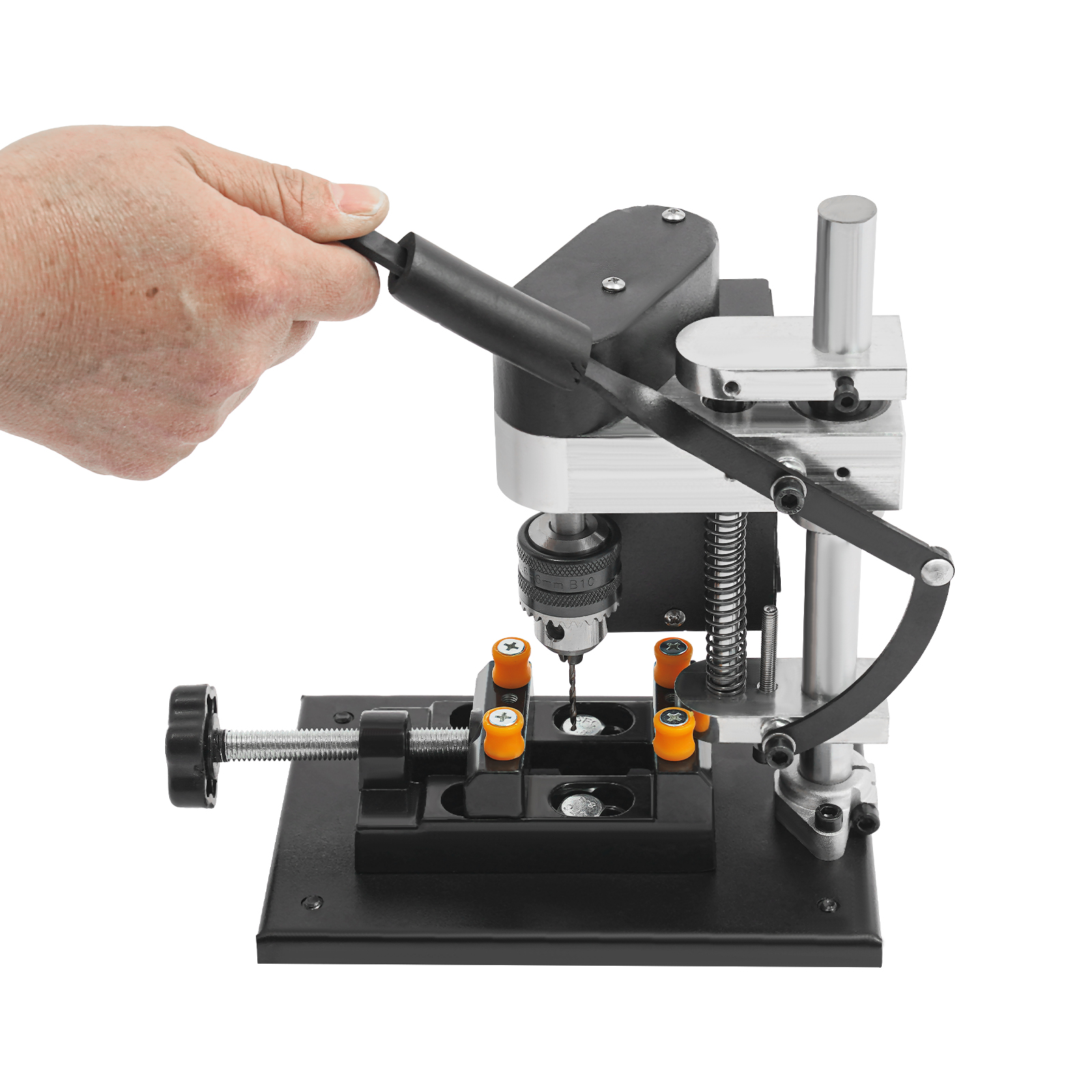 Mikro-Bohrmaschine, 250 W, Tischbohrmaschine, Hub 40 mm, 7-Gang-Vertikalbohrmaschine