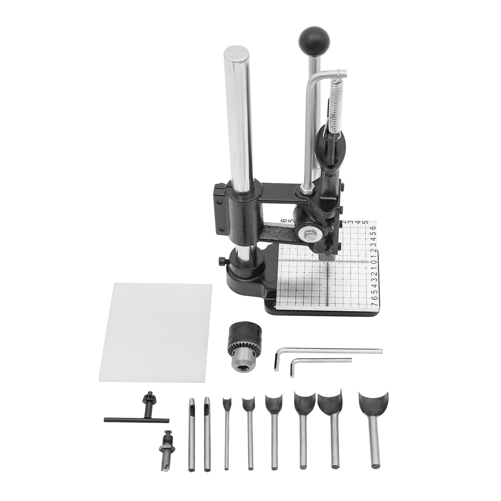 Manueller Locher für Leder – mit 3–16 mm Dorn und halbrundem Locher-Set Manueller Locher für Leder – mit 3–16 mm Dorn und halbrundem Locher-Set