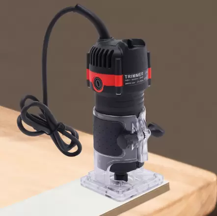 Holz Oberfräse Kantenfräse elektrische Handfräse Fräsmaschine 30000U/Min 800W DE Holz Oberfräse Kantenfräse elektrische Handfräse Fräsmaschine 30000U/Min 800W DE