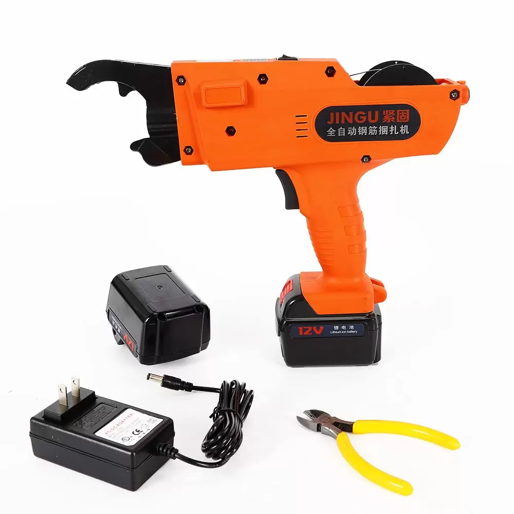 12V Automatische Bindemaschine Handheld Rebar Tier Maschine für 6-25mm Stahlband