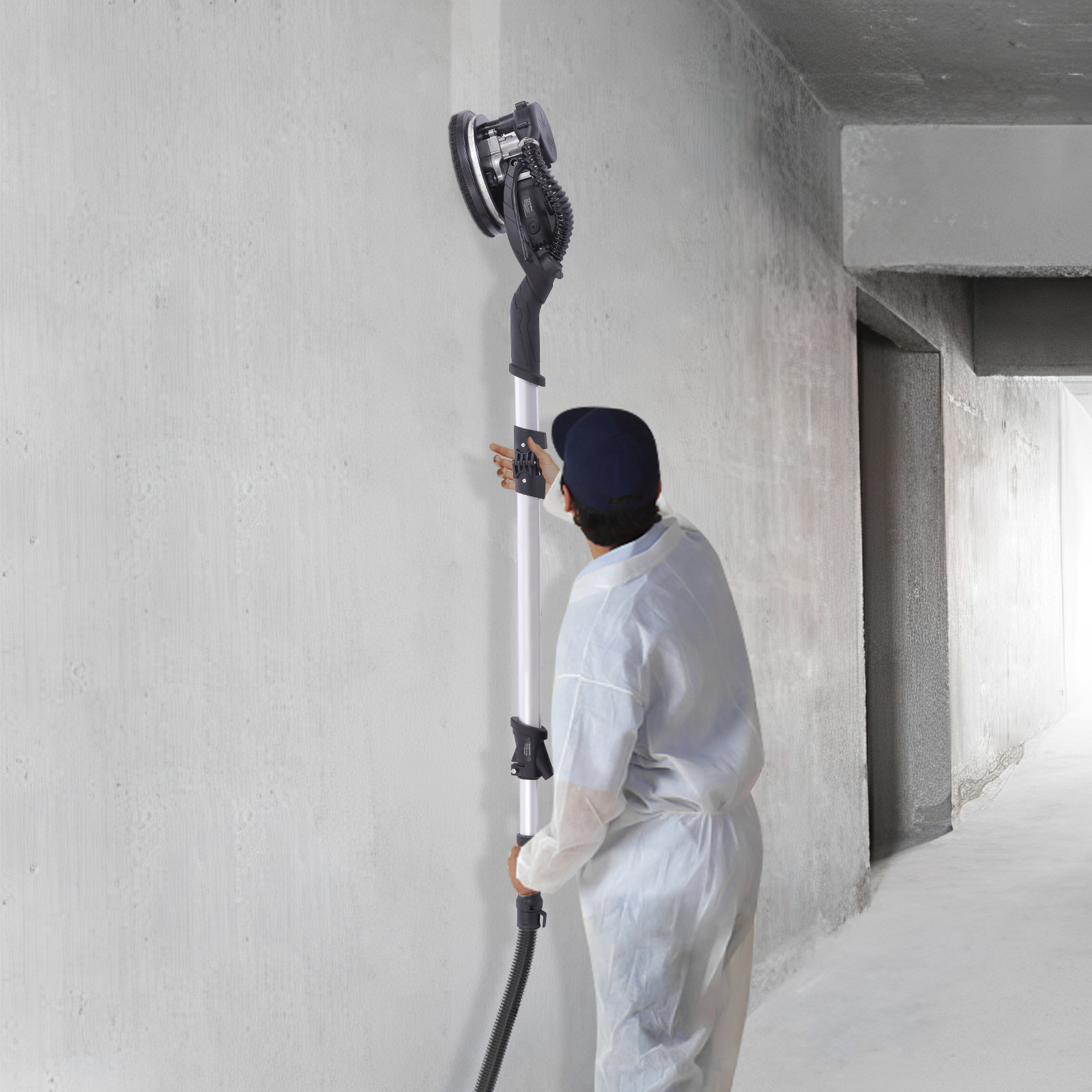 Electric Ceiling Wall Sander with Dust Collection, Variable Speed Drywall Sander, Electric Dustless Drywall Sander - Black Electric Ceiling Wall Sander with Dust Collection, Variable Speed Drywall Sander, Electric Dustless Drywall Sander - Black