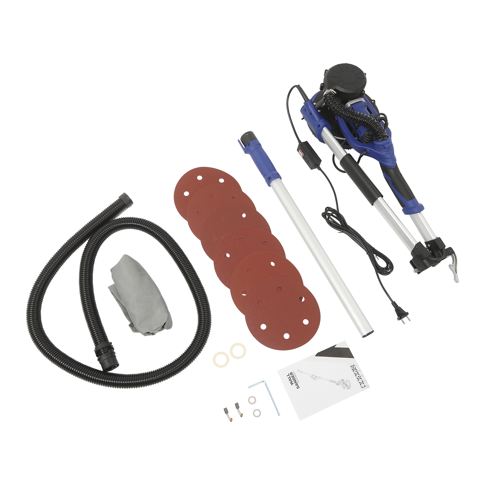 Electric Ceiling Wall Sander with Dust Collection, Variable Speed Drywall Sander, Electric Dustless Drywall Sander - Blue Electric Ceiling Wall Sander with Dust Collection, Variable Speed Drywall Sander, Electric Dustless Drywall Sander - Blue