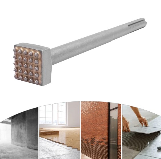 25 Zähne Vierkantkopf-Hartmetallbuchsenwerkzeug, Vierkantkopf-Legierungsmeißelhammer für Platten 25 Zähne Vierkantkopf-Hartmetallbuchsenwerkzeug, Vierkantkopf-Legierungsmeißelhammer für Platten