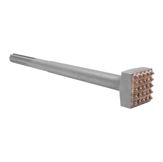 25 Zähne Vierkantkopf-Hartmetallbuchsenwerkzeug, Vierkantkopf-Legierungsmeißelhammer für Platten