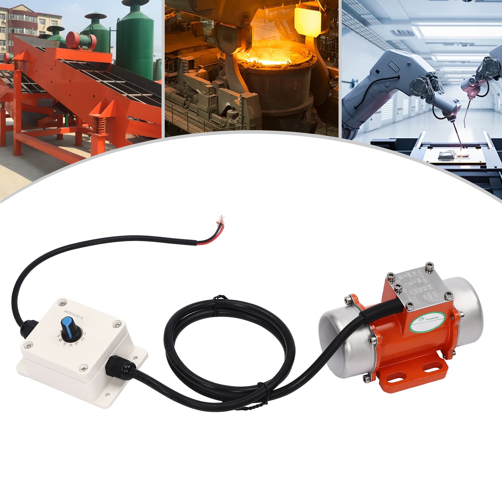 Vibrationsmotor mit Drehzahlregler, Elektrischer Vibrationsmotor, Vibrationsmotor