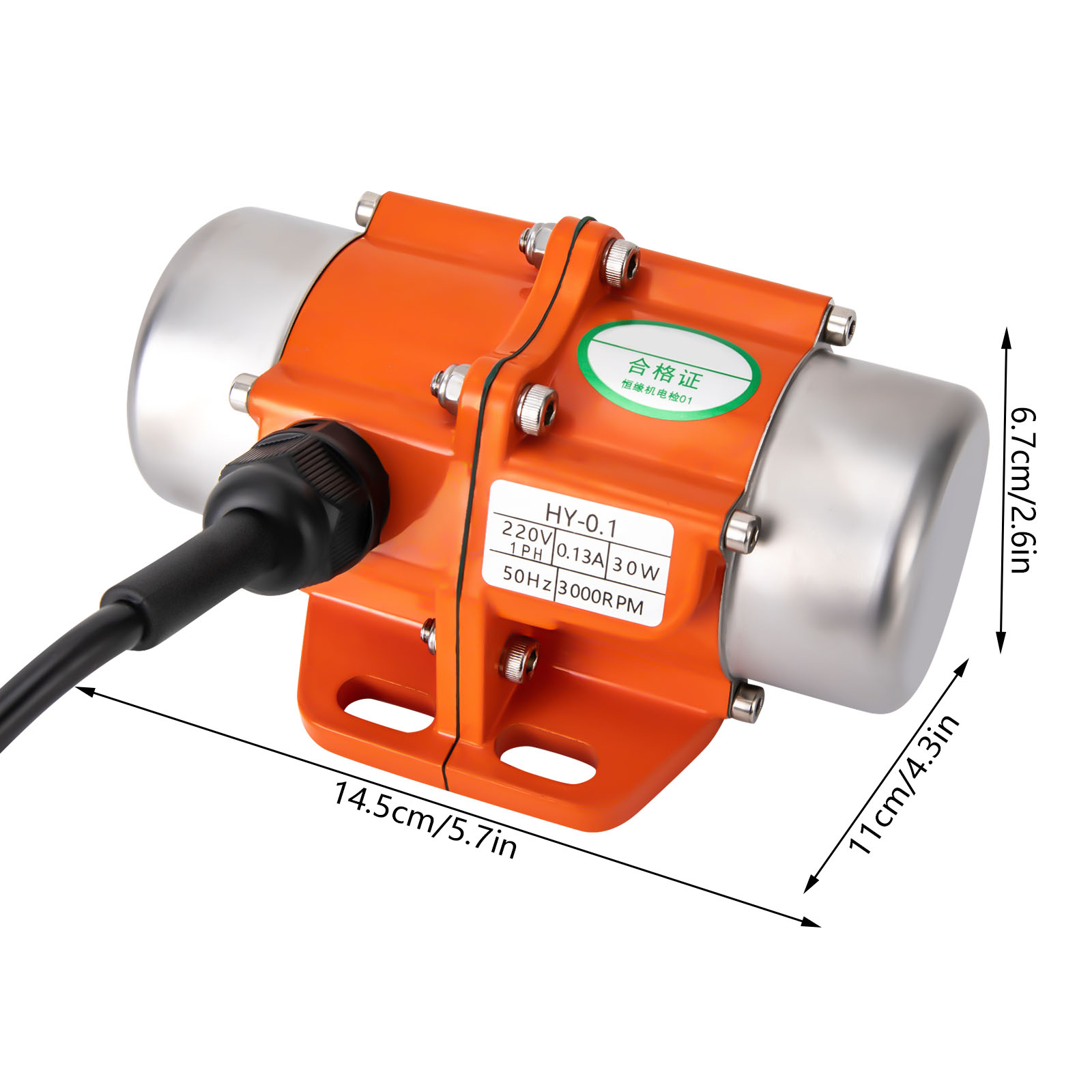 Vibrationsmotor, Vibrationsmotor 30W, 220V Vibrationsmotor Vibrationsmotor, Vibrationsmotor 30W, 220V Vibrationsmotor