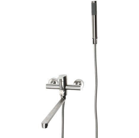 Badewannenarmatur mit Dusche, Wandmontage