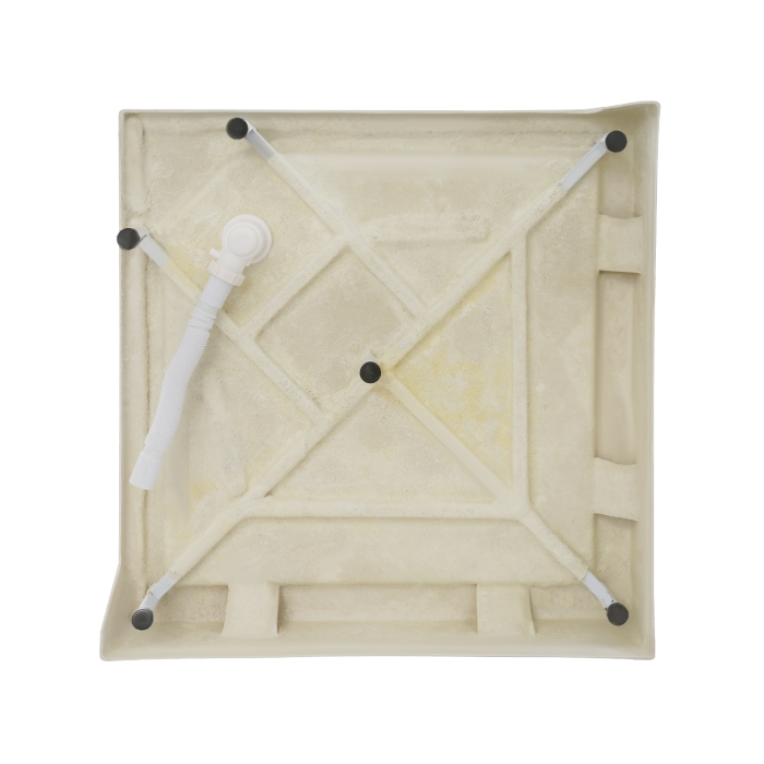 Shower Base Basin, White Bathroom Shower Tray, Shower Base, 85x85x14cm - Square