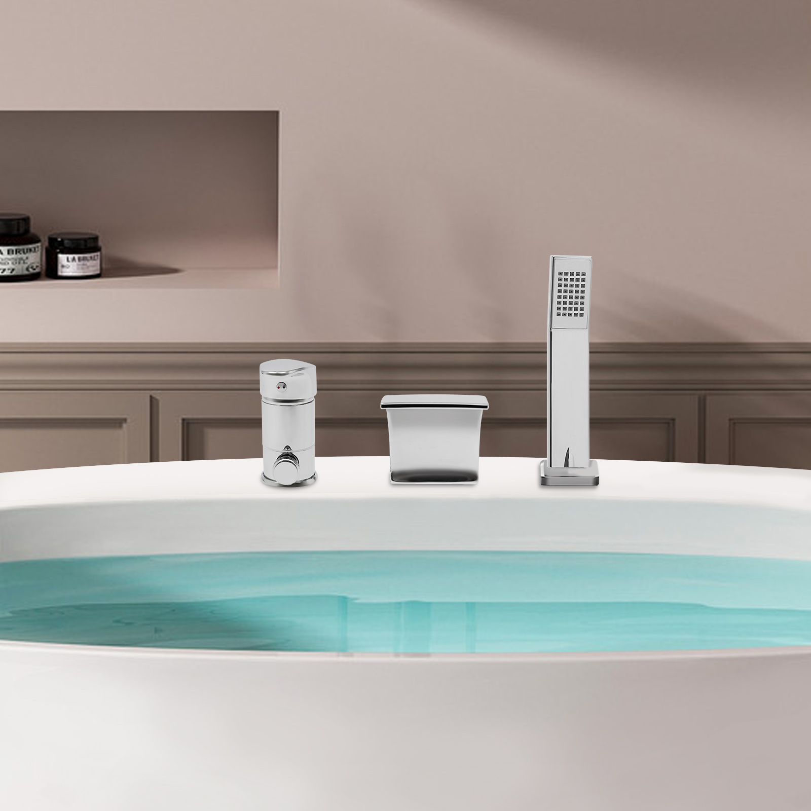 Eingebaute Einhebel-Wasserhähne, Einhebel-Badewannenarmaturen