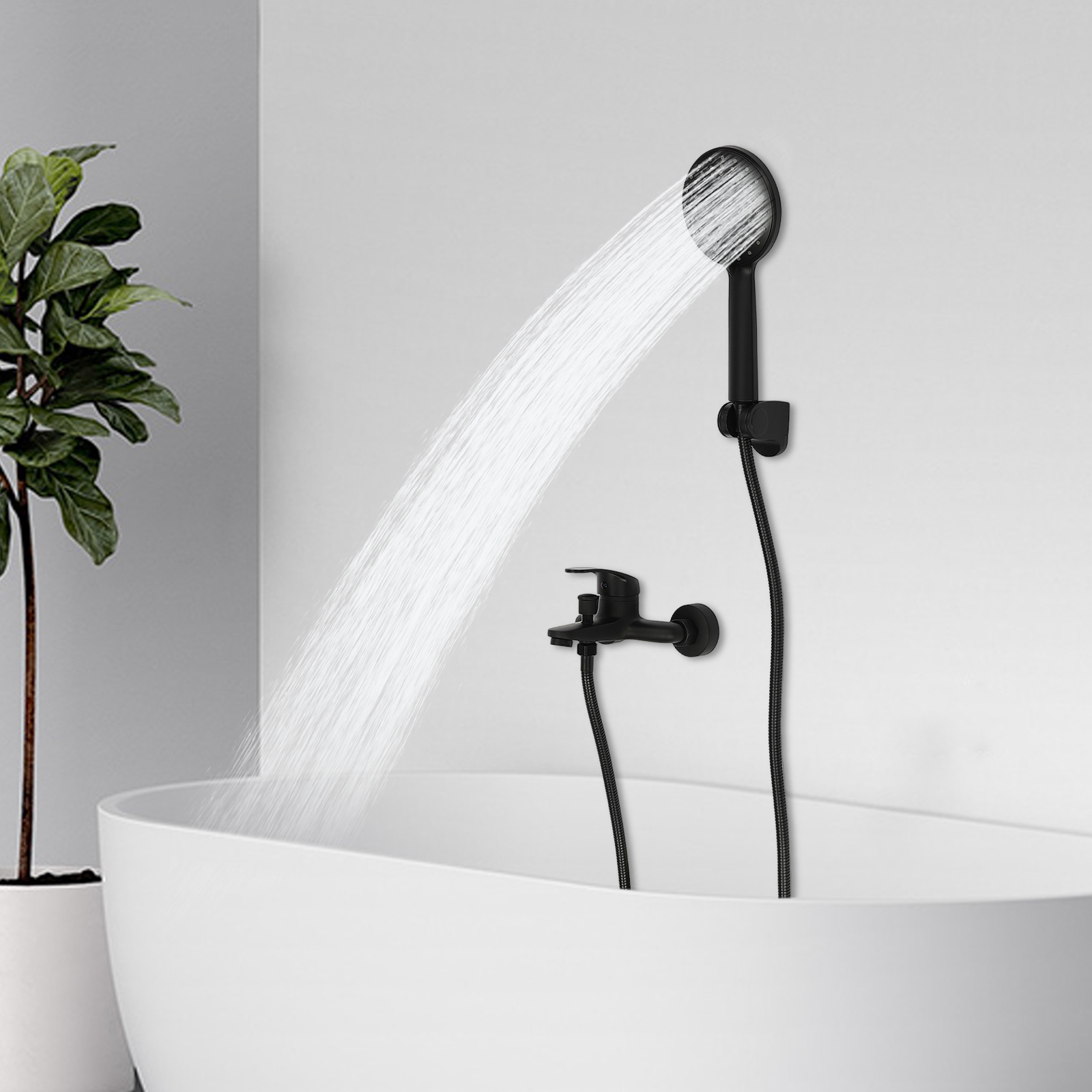 Badewannenmischer mit Handbrause
