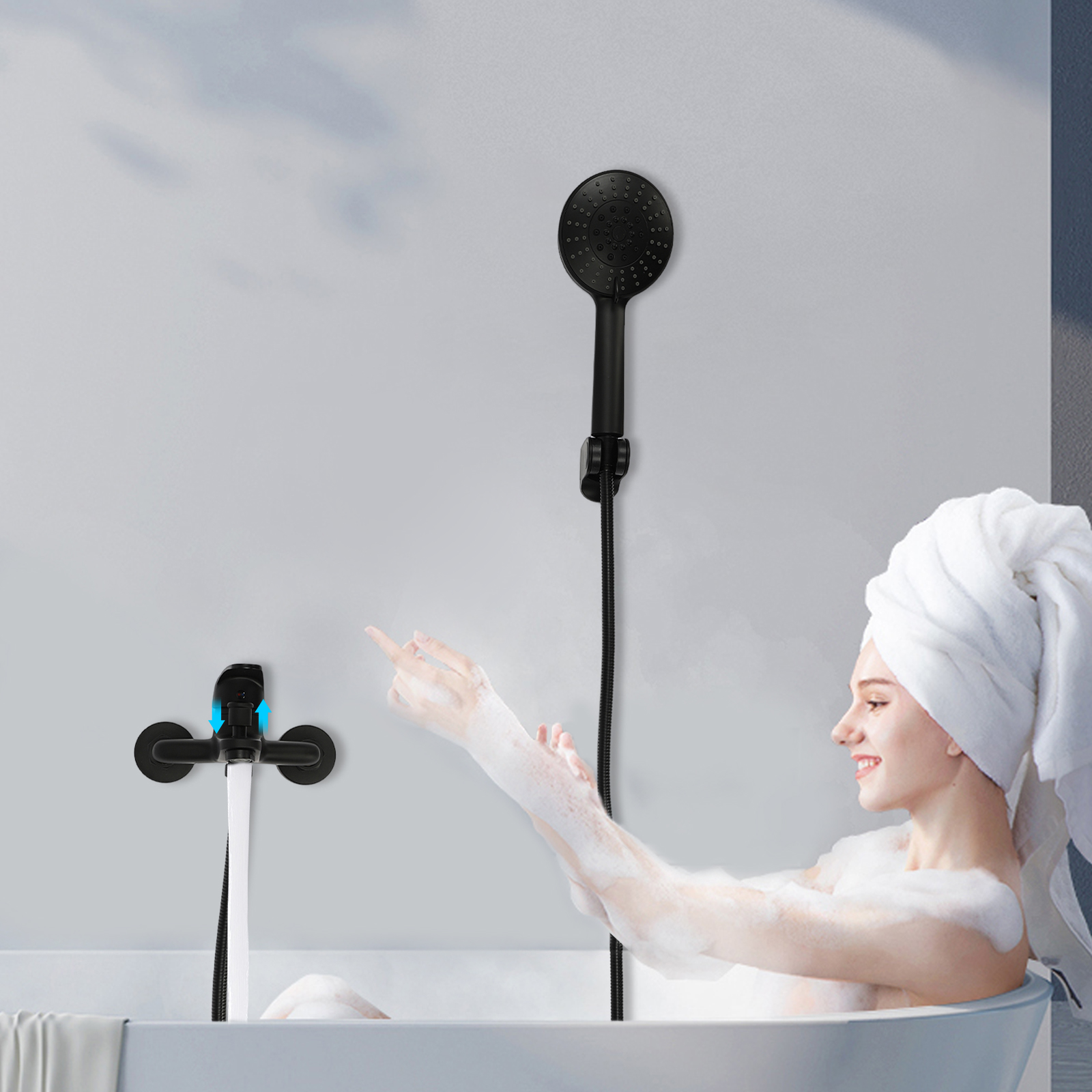 Badewannenmischer mit Handbrause