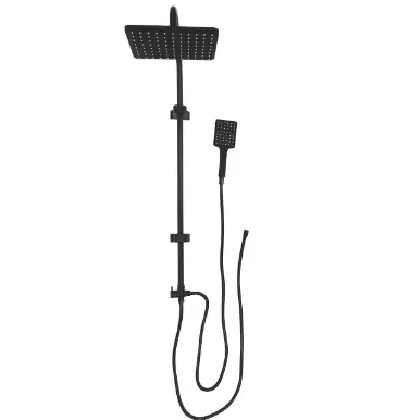 Schwarzes Duschsystem, Duschsystem für das Badezimmer, Regenfall-Duschsystem