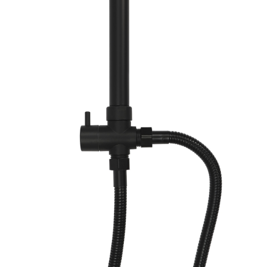 Schwarzes Duschsystem, Duschsystem für das Badezimmer, Regenfall-Duschsystem