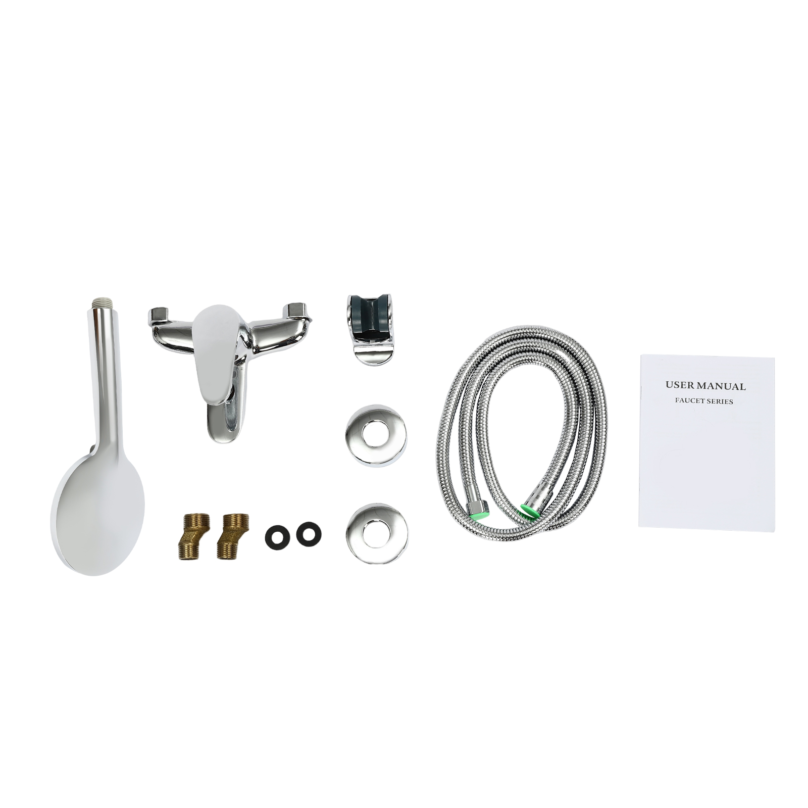 Badewannenmischer mit Handbrause, wandmontierter Badewannenmischer