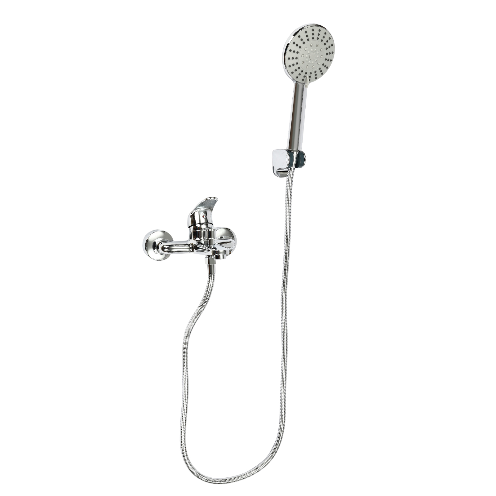 Badewannenmischer mit Handbrause, wandmontierter Badewannenmischer