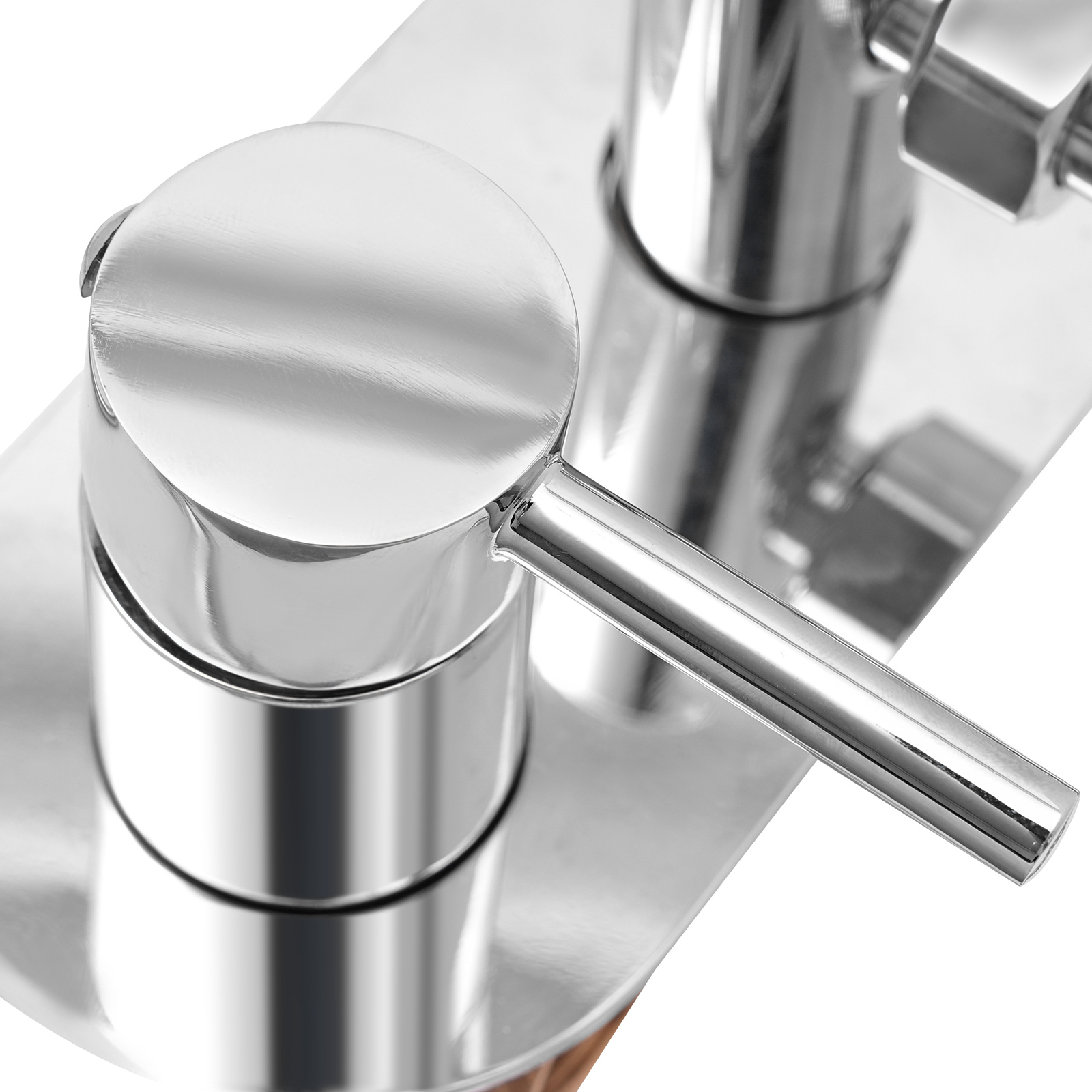 CNCEST Bidet Handsprüher für die Toilette Handbrause Toilette Bidet Armaturenset Heiß- und Kaltbidet Sprayer Set Silber
