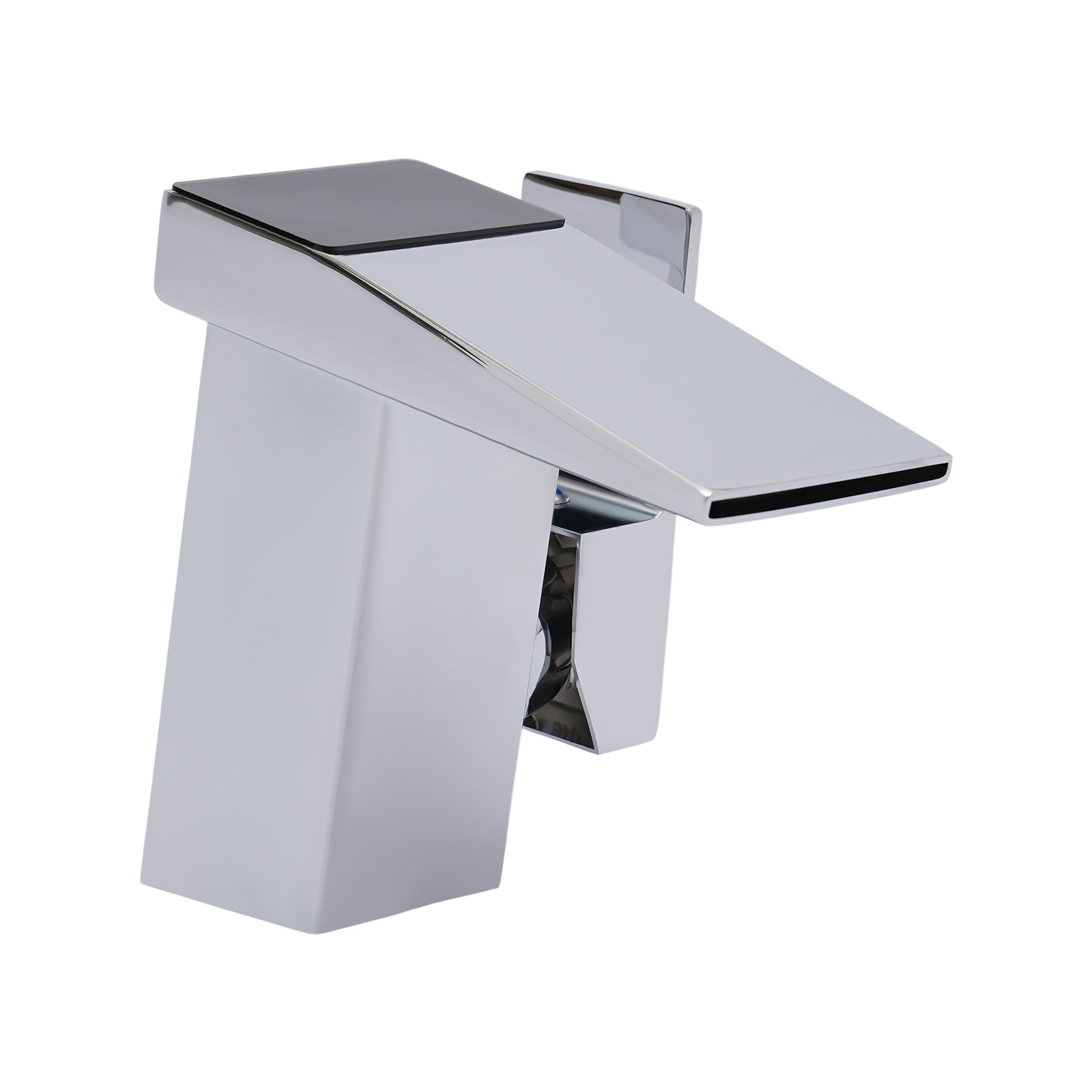 Wasserfall-Waschtischarmatur, G3/8, silber Wasserfall-Waschtischarmatur, G3/8, silber