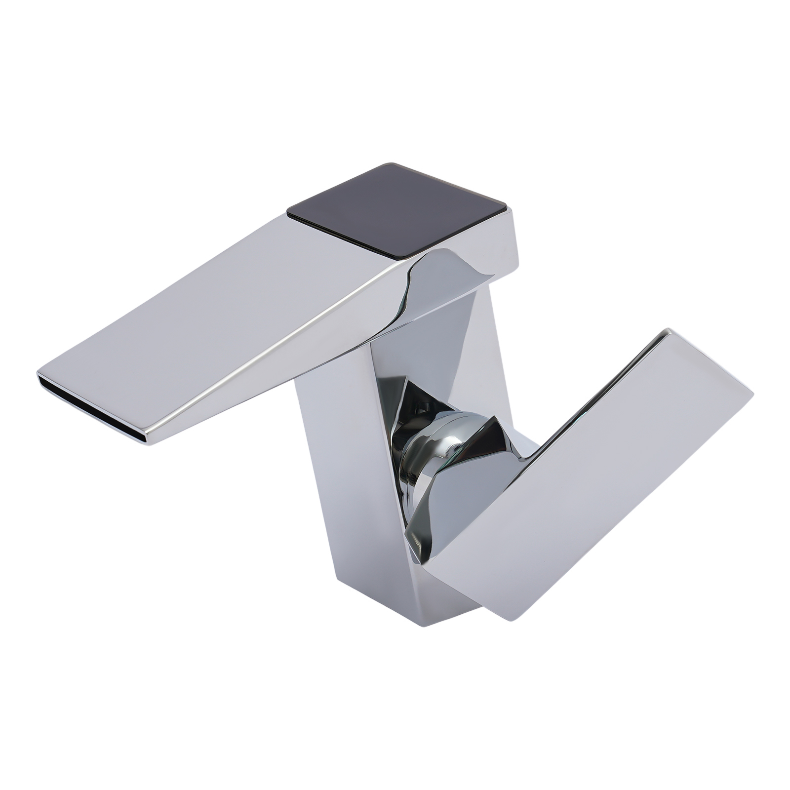Wasserfall-Waschtischarmatur, G3/8, silber