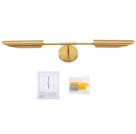 Wandlampe, goldene Wandlampe, Luxus-Wandlampe für den Innenbereich
