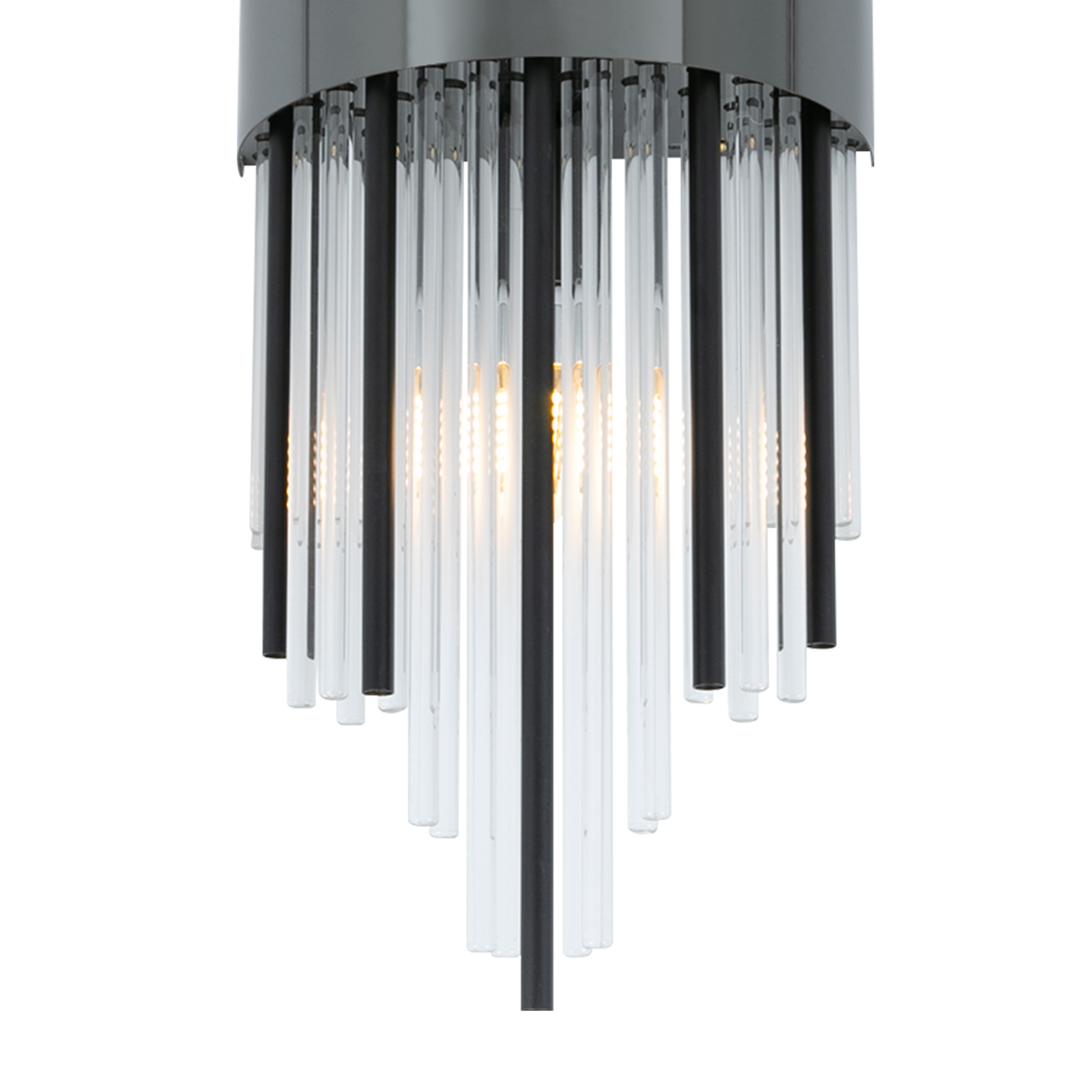 Moderne Wandlampe Schwarze Wandleuchte 2-flammige Wandleuchte