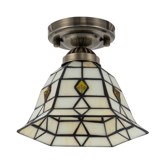Deckenleuchte, Halbdeckenleuchte, Retro Deckenlampe, 20cm