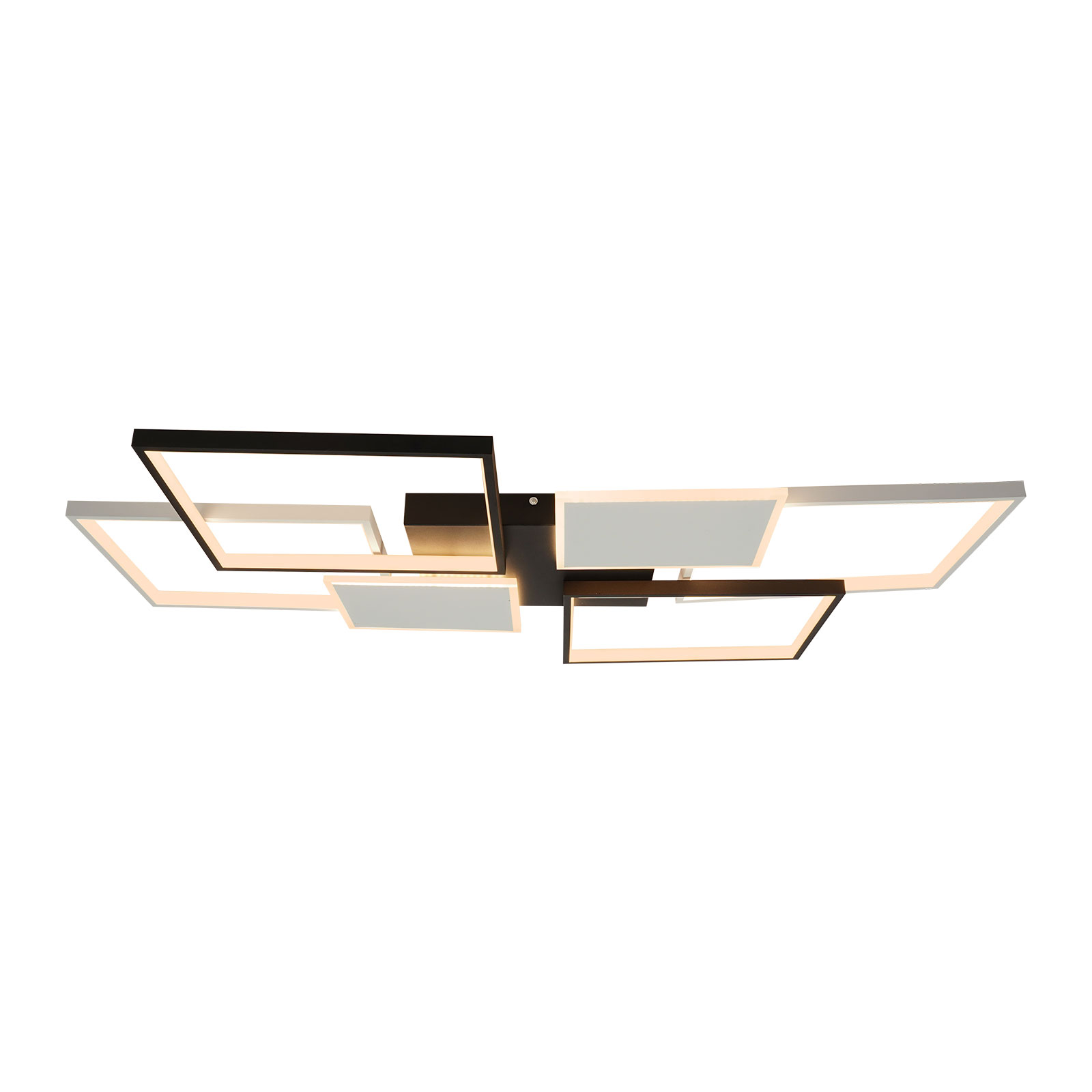 110cm Black Pendant Lighting Fixture, Dimmable Ceiling Light Fixture, Modern LED Ceiling Light