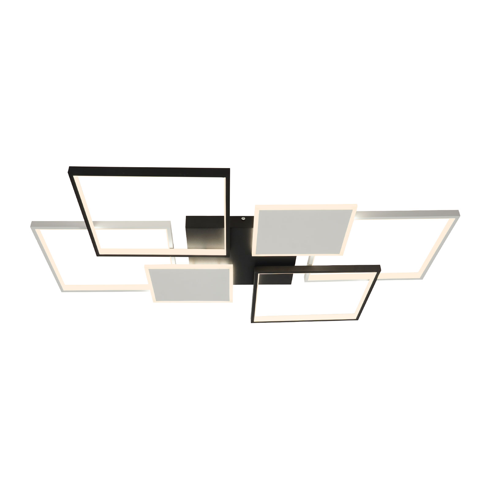 110cm Black Pendant Lighting Fixture, Dimmable Ceiling Light Fixture, Modern LED Ceiling Light