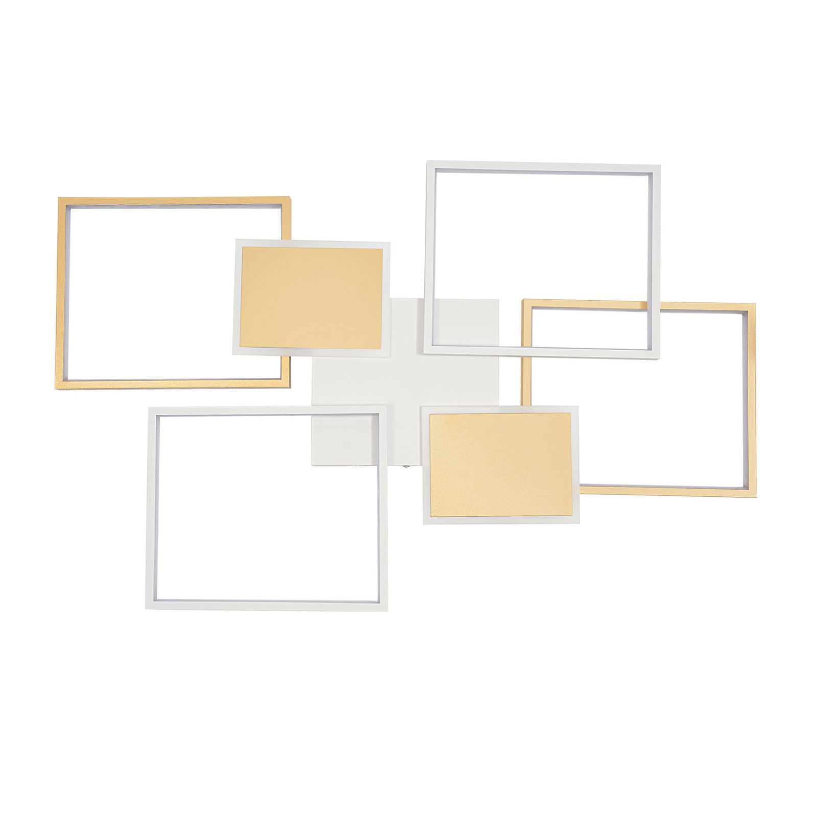 90cm Gold Pendant Lighting Fixture, Dimmable Ceiling Light Fixture, Modern LED Ceiling Light