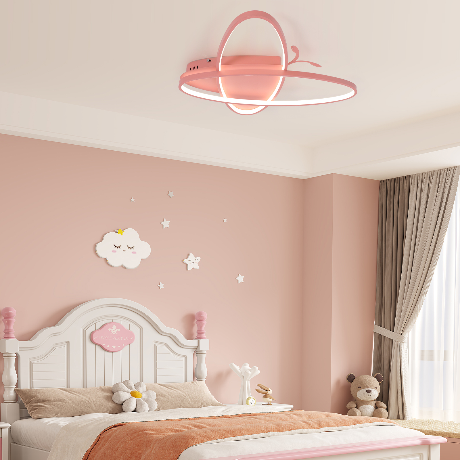 Ceiling Light Fixture, Three Light Colors Ceiling Light, Modern Ceiling Light Ceiling Light Fixture, Three Light Colors Ceiling Light, Modern Ceiling Light
