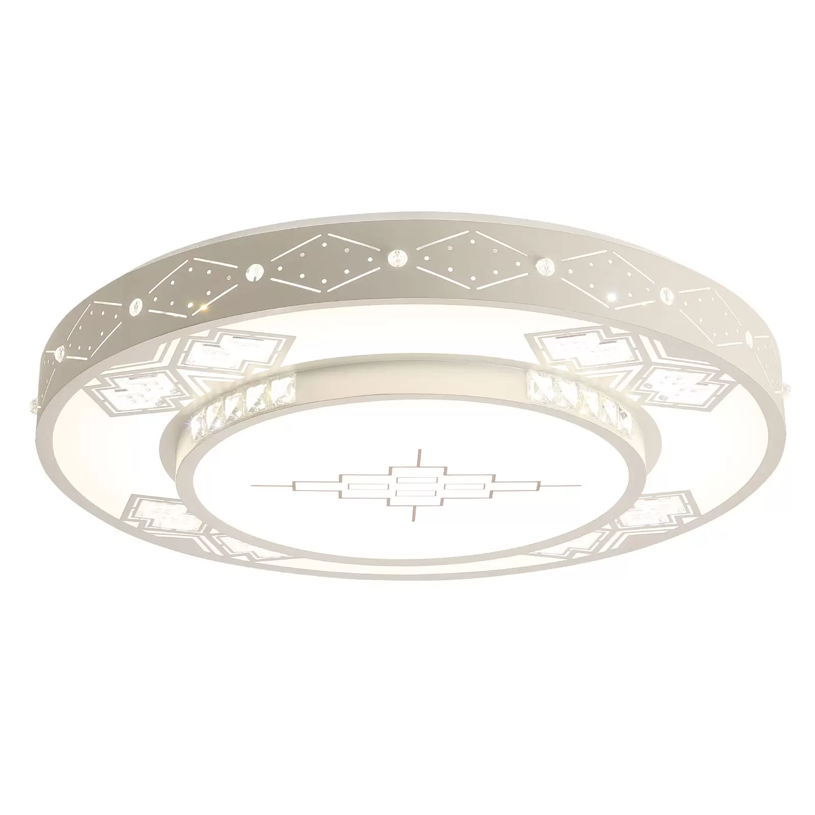 60cm LED Deckenleuchte Dimmbar Deckenlampe 3-Farbige Wohnzimmer Arbeitszimmer