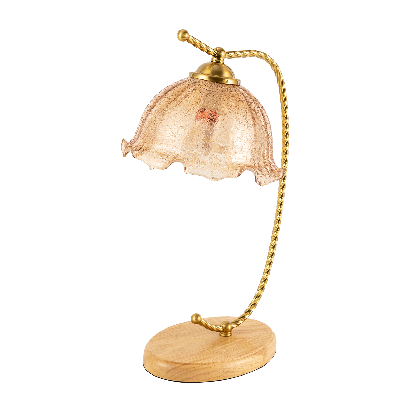 CNCEST Tischlampe, Blume-förmige Tischlampe, Nachttisch Esstisch Lampe