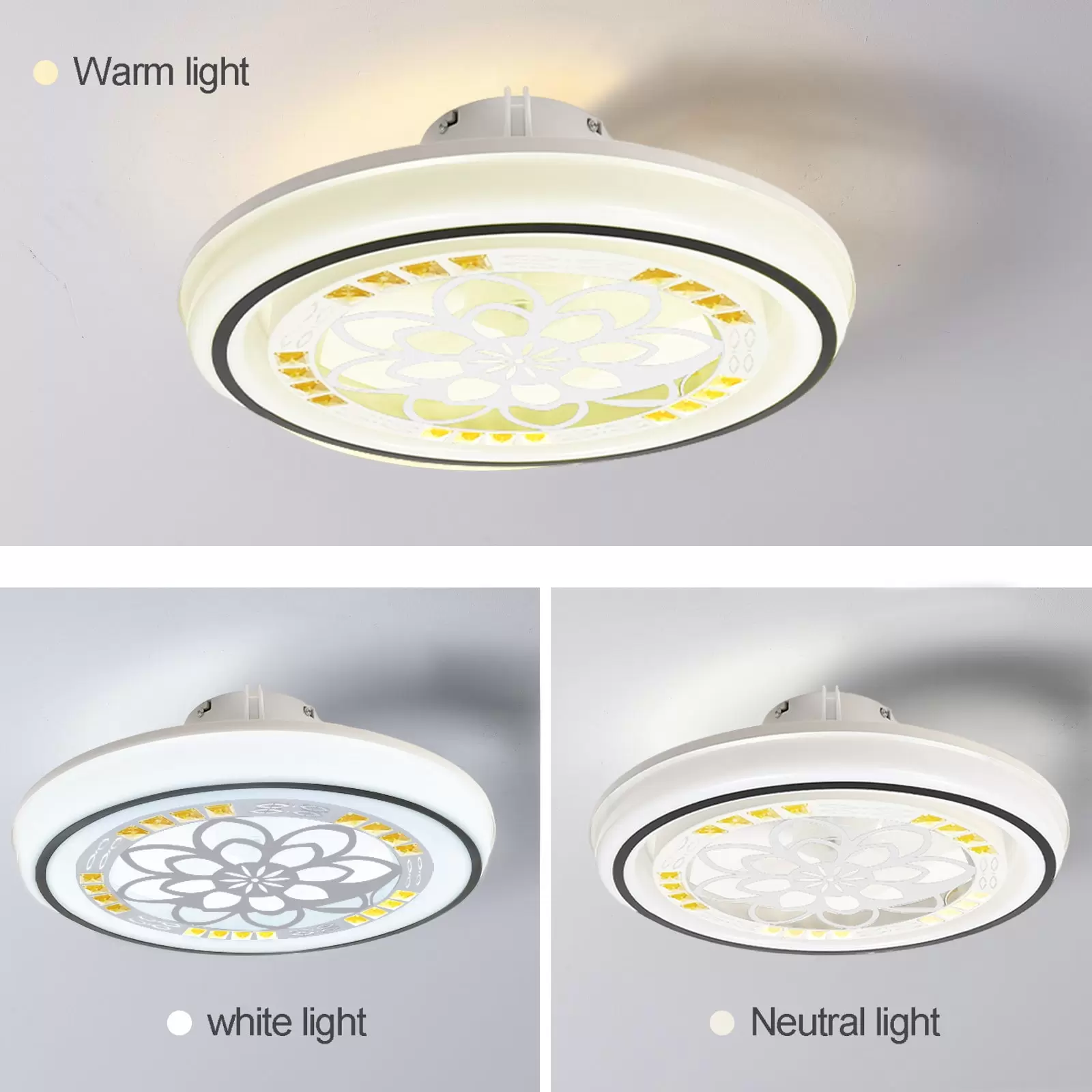 Deckenleuchte Fernbedienung Ceiling Modern LED Wohnzimmer Schlafzimmer Lüfter Lamp Deckenleuchte Fernbedienung Ceiling Modern LED Wohnzimmer Schlafzimmer Lüfter Lamp